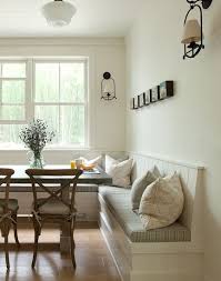banquette seating in kitchen