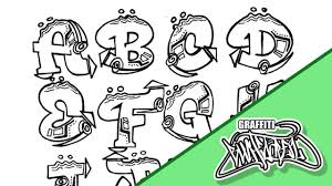 Ist mehr oder weniger eigener style aber aus den vorhandenen buchstaben kann man es ableiten o und e ist ja da, n ähnlich m und f ähnlich e und fertig. Graffiti Alphabet Fur Anfanger Abc Youtube