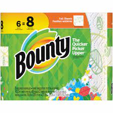 Congerdesign / pixabay paper towels may be convenient, but washable, reusable cloths are better for the environment. Bounty Print Full Sheet Big Roll Paper Towels 6 Rolls Mariano S
