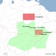 Alle länder auf der karte. Stepmap Verlauf Des Rio Negro Landkarte Fur Brasilien