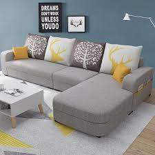 Convertible sectional sofa is designed to make any living space a haven full of comfort. China New Design L Shaped Sectional Sofa Luxury Furniture Set Living Room White Leather Corner Sofa 0007 China Fabric Sofa Wood Sofa