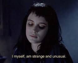 I just remind myself, u were born alone u will die alone. Talk Film Society On Twitter Winona Ryder In Beetlejuice For Worldgothday