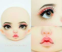 pukifee dony doll drawing doll painting doll face paint