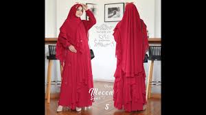 Silahkan share ke teman2mu sumber: Model Gamis Syari List Renda Terbaru 2019 Gamis Polos Kombinas Youtube