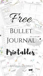 Over 40+ free bullet journal tracker templates to decorate the blank pages of your bullet journal! Free Bullet Journal Printables