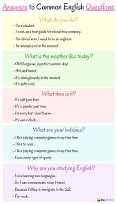 How To Ask And Answer Common Questions In English Eslbuzz Learning English Learn English Words English Vocabulary Words English For Beginners