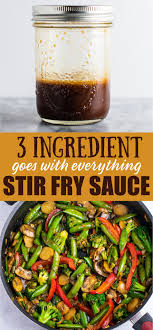 Just whisk it all together to combine, or add it to a jar with a lid and shake vigorously. The Best Stir Fry Sauce Homemade Stir Fry Sauce Stir Fry Sauce Recipe Homemade Stir Fry
