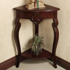 Small Corner Console Table Corner Accent Table Accent Table Decor Corner Table Living Room
