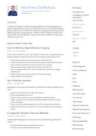 Their job is to basically greet the customer and interact with them throughout the whole process of diagnosing the issues with, and performing service on, the customer's vehicle. Car Mechanic Resume Guide 19 Resume Examples 2020