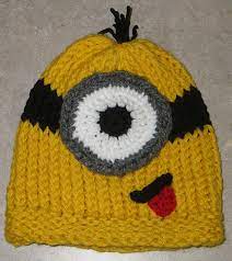 Minion Free Hat Pattern Loom Knitting Patterns Loom Knitting Patterns Hat Knitting Projects