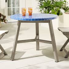 Mosaic Tiled Outdoor Bistro Table Landscape Blue In 2020 Bistro Table Outdoor Buy Outdoor Furniture Bistro Table