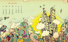 February 2019 Calendar For Desktop Background Flores Wallpaper Abstracto Painting What does february mean to us? february 2019 calendar for desktop