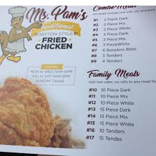 Serve at room temperature or reheat in a low oven before serving. Ms Pam S Old Dayton Style Chicken Home Dayton Ohio Menu Prices Restaurant Reviews Facebook