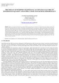 Job description the senior supply chain analyst will be based in prai, penang. Pdf International Conference On Science Technology Applications In Industry Education 2008 The Impact Of Internet Technology Acceptance Factors On Information Quality And Supply Chain Mangement Performance Abdullah Yahia Moqbile Ahmeda