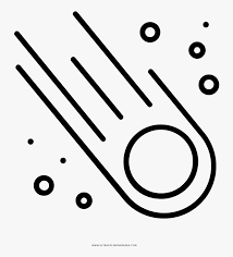 Meteor Coloring Page Circle Hd Png Download Kindpng