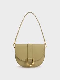 Charles and keith is one of the fastest growing fashion brands in which they mainly focus on ladies footwear and accessories. Khaki Gabine Saddle Bag Charles Keith My