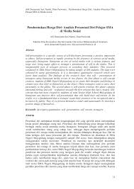 Hal terpenting yang harus di perhatikan dalam menyusun skala prioritas kebutuhan adalah kita harus dapat membedakan mana kebutuhan yang mendesak dan yang kurang mendesak, sehingga kebutuhan yang mendesak dapat terpenuhi. Pdf Pembentukan Harga Diri Analisis Presentasi Diri Pelajar Sma Di Media Sosial