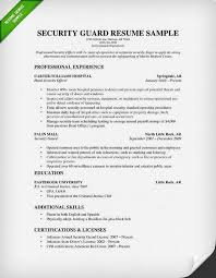 Resume objective for security guard no experience. Security Guard Cover Letter Sample No Experience August 2021