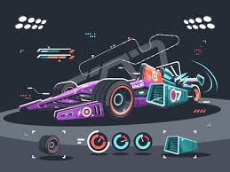 F1 Racing Vector Auto Racing Mercedes Benz Wallpaper Racing Racing Art