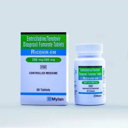 Ricovir EM 200mg / 300mg Tablets at ₹ 2050/bottle | Ricovir Tablet in Nagpur | ID: 2854350700497