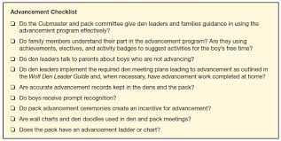 Cub Scout Advancement