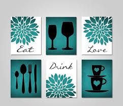 Kitchen Wall Art Dining Room Wall Art Kitchen Wall Decor Etsy Kitchen Canvas Art Wall Decor Printables Dining Room Wall Art