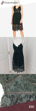 Bardot Sonya Lace Fit Flare Dress Green Midi The Sonya Dress From Bardot Is A Stunning Pick Styled In Beautiful Lace With Fit Flare Dress Flare Dress Fashion