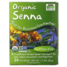 A single serving provides an effective dose of senna leaf, which has stimulating action. Now Foods Real Tea Organic Senna Caffeine Free 24 Tea Bags 1 7 Oz 48 G Iherb
