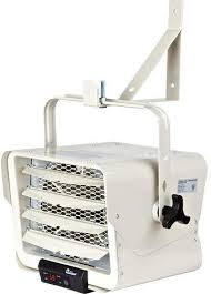 Electric Forced Air Heater Wall Insert With Remote Controlled Thermostat Garage Heater Garage Interior Garage Workshop