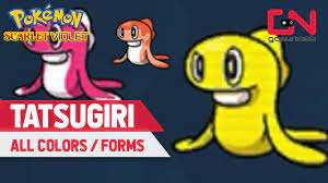 Where to Find all Tatsugiri Forms in Pokemon Scarlet and Violet - YouTube