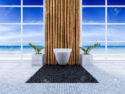 40 rustic bamboo interior designs and crafts. 3d Rendering Image Of Toilet Interior Design Minimal Concept Stock Photo Picture And Royalty Free Image Image 80203110