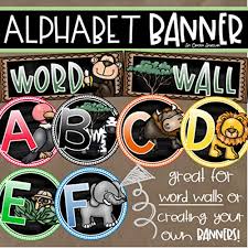 Others include the kiawe flower moth, the. Word Wall Alphabet Banner Jungle Safari Theme Digital Educational Resources