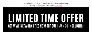 The free version of wwe network includes: Wwe Giving Away Almost 3 Free Months Of Wwe Network To Some Lapsed Subscribers Cageside Seats