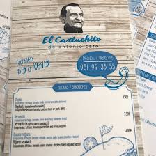 Cuenta las vivencias y conocimientos que he adquirido durante tantos años de caza en 121 páginas, y con más de cuarenta fotos a todo color. El Cartuchito De Antonio Caro Malaga Restaurant Reviews Photos Phone Number Tripadvisor