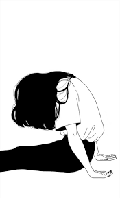 Black And White Anime Aesthetic Sad Pin Di Nghệ Thuật