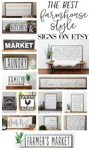 The Best Farmhouse Style Signs On Etsy Farmhouse Style Sign Country House Decor Country Farmhouse Decor