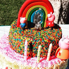 Rainbow Cake From The Cheesecake Shop What A Surprisingly Delicious And Clever One Cake Rainbow Cake Sweets