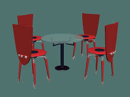 Conference table and chairs set. Round Conference Table And Chairs Sets 3d Model Cadnav