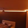 Led beleuchtung in einem schlafzimmer mit rgb ww streifen. 1