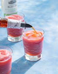 Late Summer Frozen Rum Runner Cocktails Pineapple And Coconut