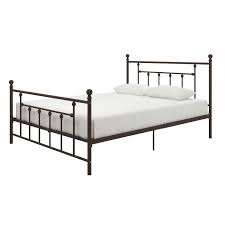 Shop in store for additional. Queen Metal Platform Bed Frame With Headboard And Footboard In Bronze Finish