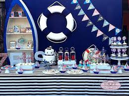 Decorations for sailboat party ideas. Nautical Themed First Birthday Party Nautical Theme Birthday Nautical Party Decorations Nautical Birthday Party
