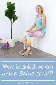 Viele sind nirgendwo so richtig zu hause. Wandsitzen Die Beste Ubung Fur Straffe Beine We Go Wild In 2020 Oberschenkel Trainieren Beine Straffen Beine