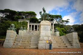 Rhodes memorial ⭐ , republic of south africa, western cape province, cape town, table mountain: Ferocious Or Friendly Lions Are Guarding The Rhodes Memorial The Fantastical Voyages Of Flat Kathy