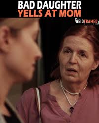 Bad Daughter Yells At Mom