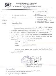 10th maret 2021 4 min read. Contoh Surat Undangan Rapat Kepala Desa Sample Surat Undangan