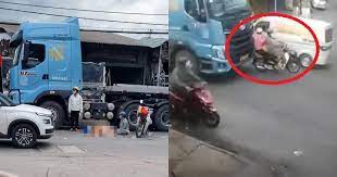 Va chạm xe máy và container, người phụ nữ tử vong, thân nhân ngã quỵ tại  hiện trường - Tin nổi bật - Việt Giải Trí