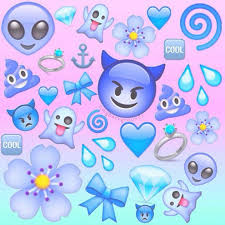Emoji iphone patah hati latar hitam 2500410 hd wallpaper. Emoji Wallpaper The Pack All Blue Iphone Emojis 720x720 Wallpaper Teahub Io