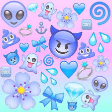 Download now us 14 25 5 off emoji foto studio latar belakang kain vinyl foto latar belakang komputer dicetak anak anak berkualitas tinggi di background dari. Emoji Wallpaper The Pack All Blue Iphone Emojis 720x720 Wallpaper Teahub Io