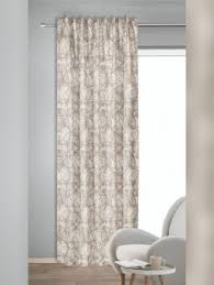 Wir bieten sie in verschiedenen längen und sie können wählen, ob sie den vorhang mit einer stabtasche wollen. Wohnzimmer Vorhange Braun Beige Gagohome